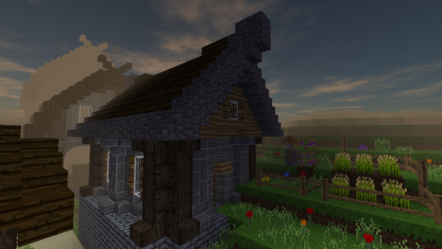 Easy to build, aesthetic medieval style house by jakab. (Everything you can see on the screenshot is accessible in survival mode)